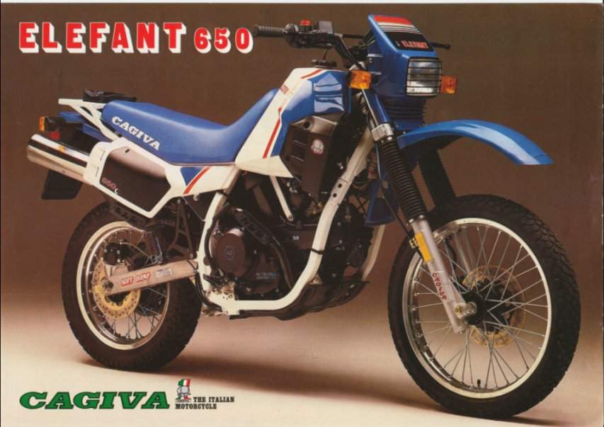 1986 Cagiva 650 Elefant #9