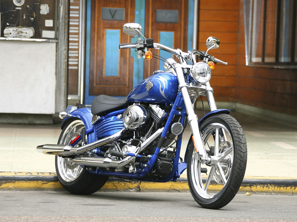 2009 Harley-Davidson FXCW Softail Rocker #8