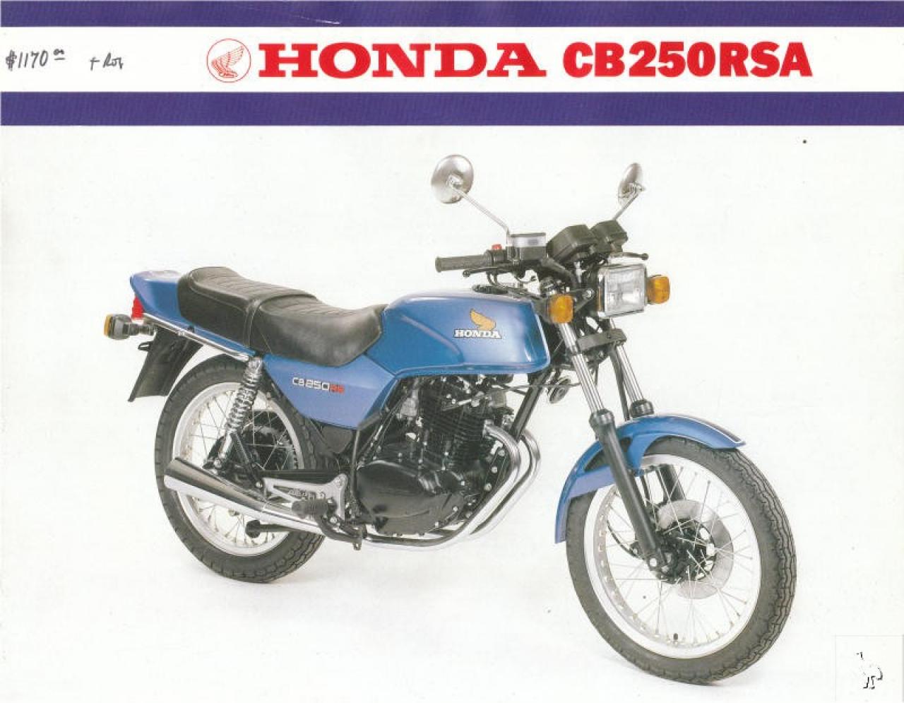 1981 Honda CB250RS (reduced effect) #10