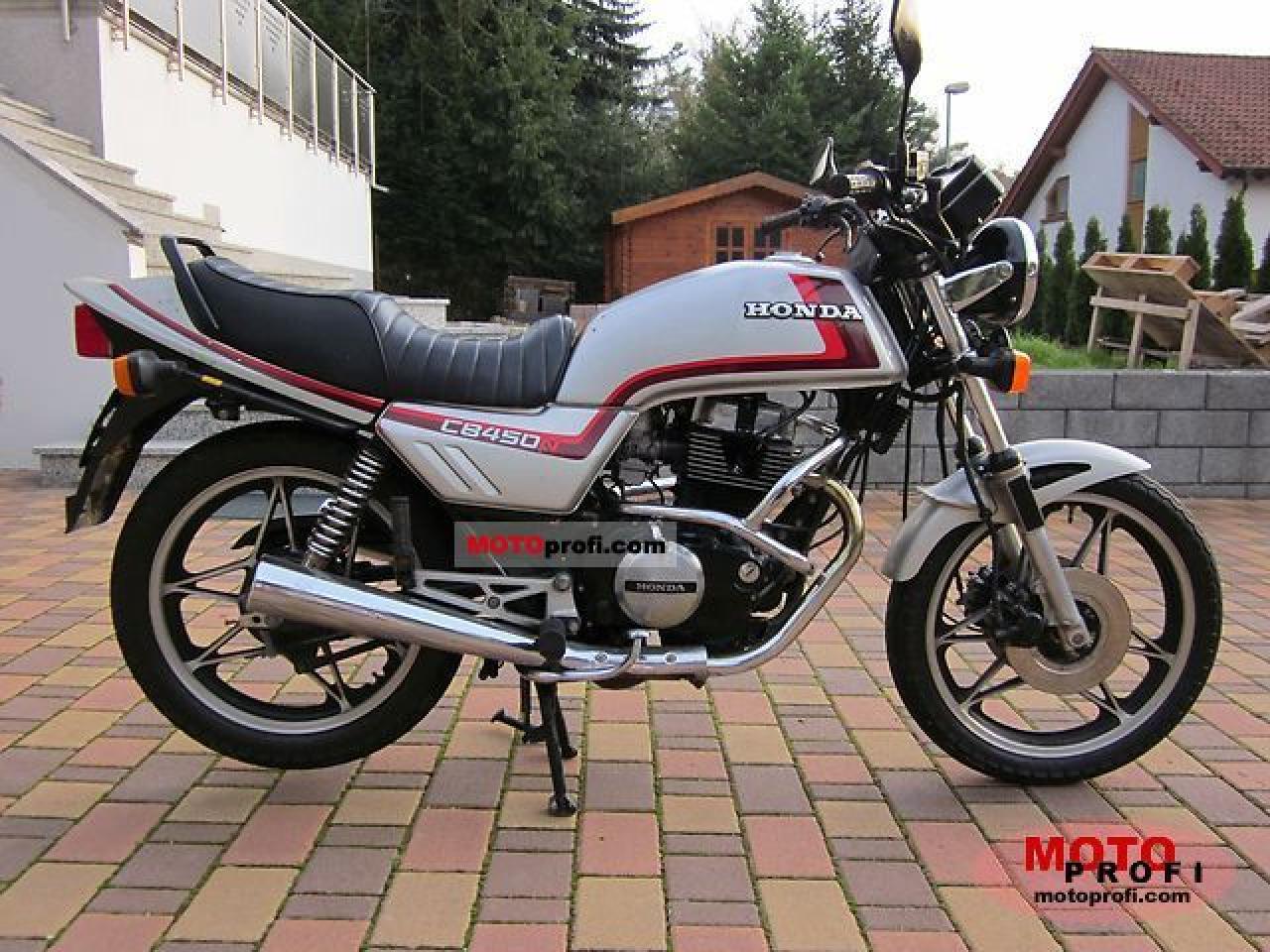 1984 Honda CB450N (reduced effect) #9
