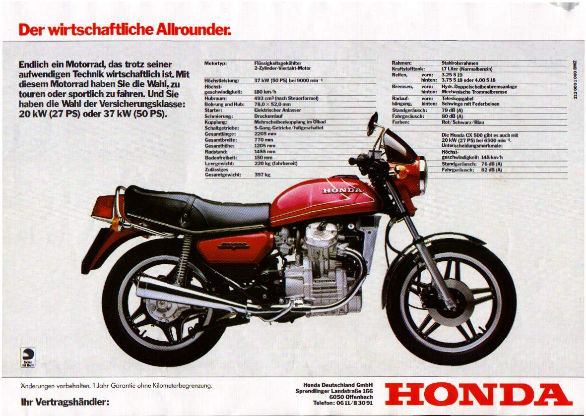 1983 Honda CX500C #8