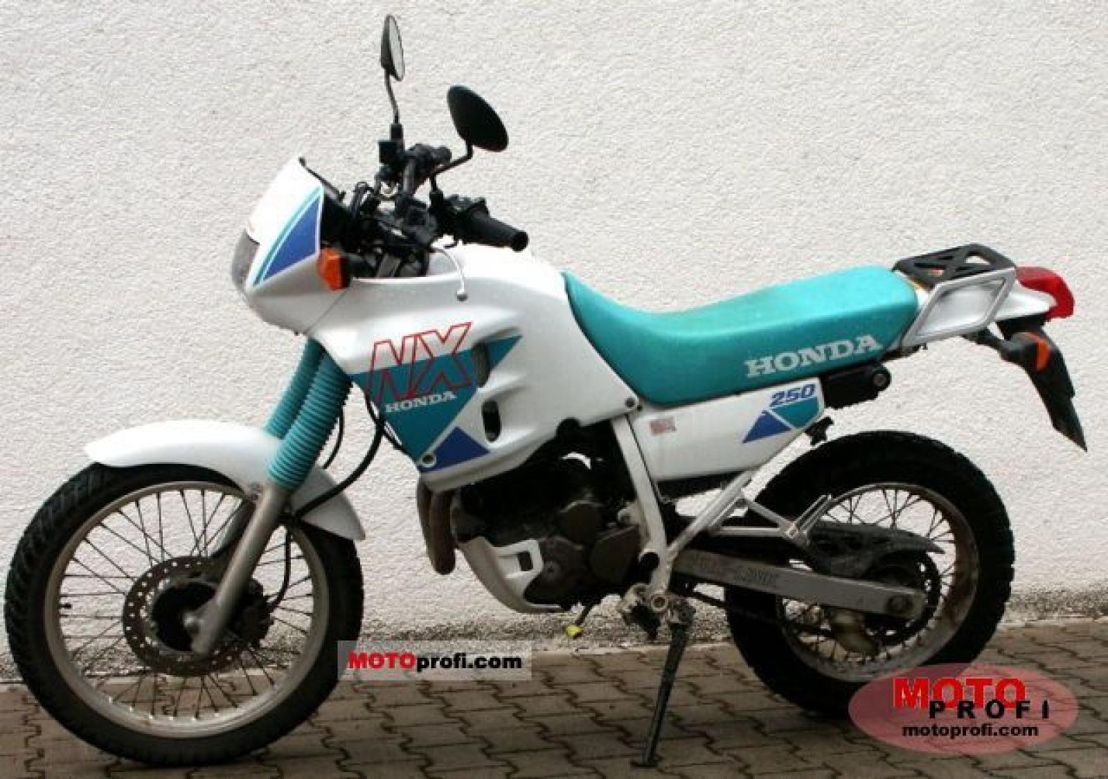 1989 Honda NX250 (reduced effect) #9