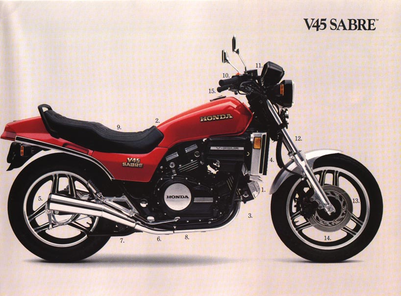 1984 Honda VF700S Sabre #10