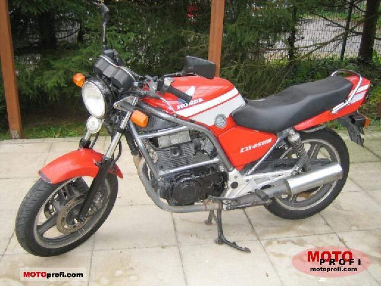 1987 Honda XBR500 (reduced effect) #9