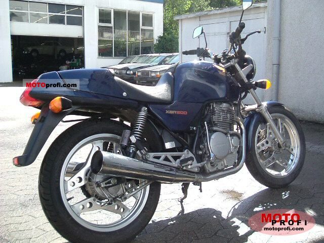 1987 Honda XBR500 #9
