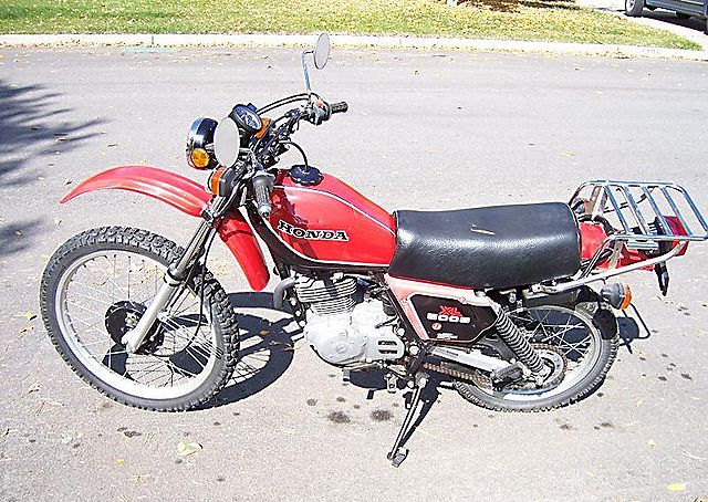 1981 Honda XL500S #7
