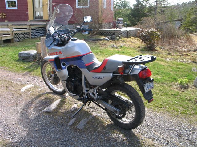 1987 Honda XL600V Transalp (reduced effect) #7