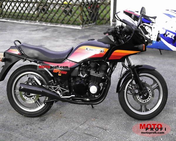 1985 Kawasaki GPZ400 (reduced effect) #9