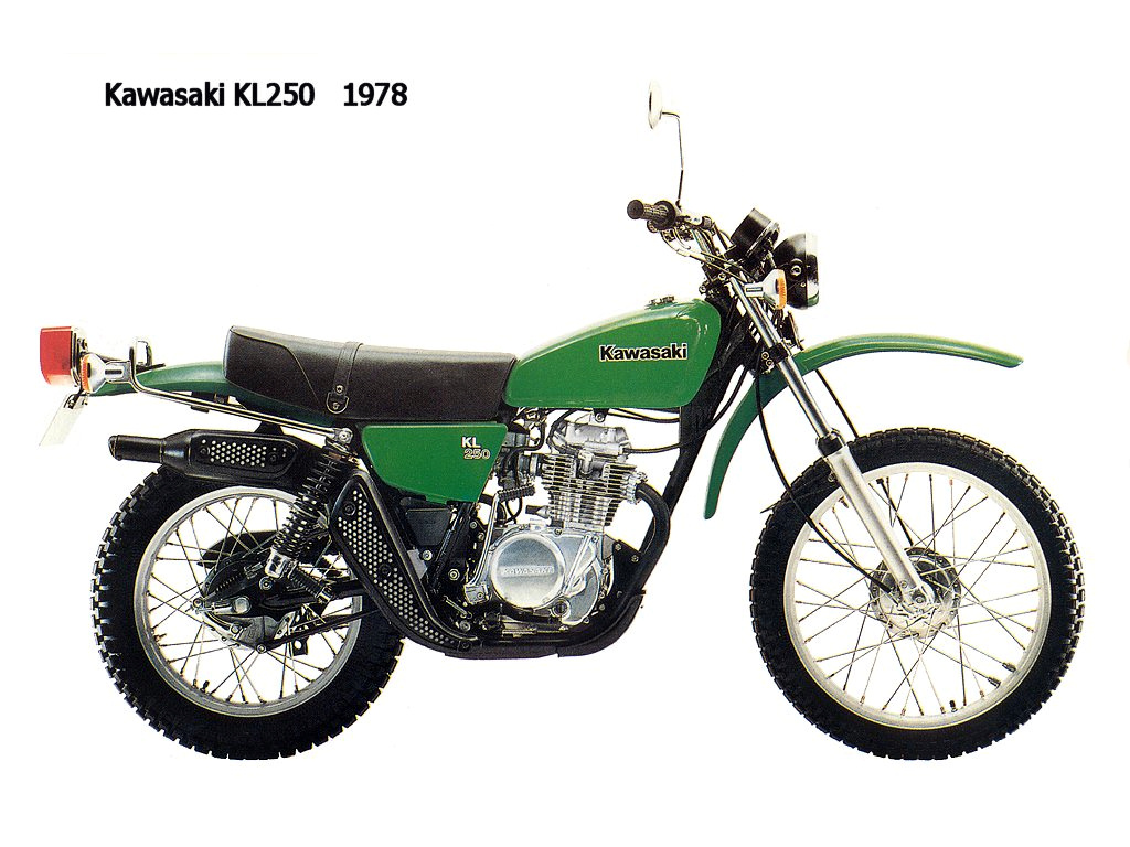 1984 Kawasaki KL250 #8