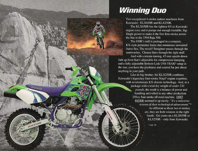 1993 Kawasaki KLX650 #8