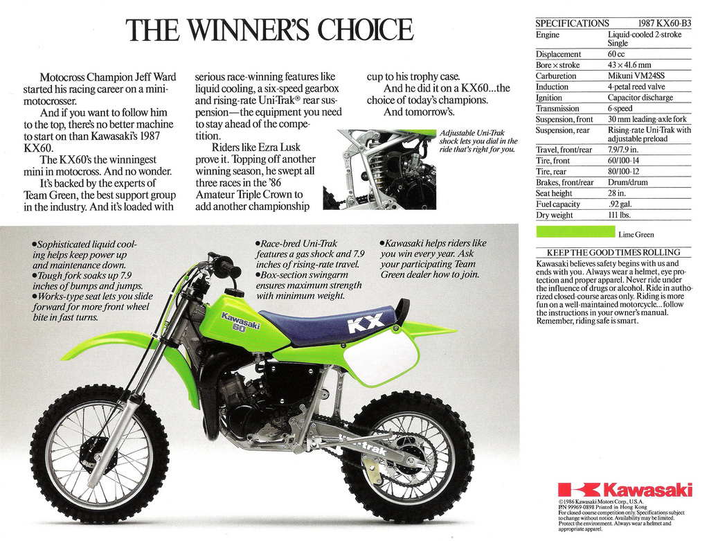 Kawasaki KX60 #10