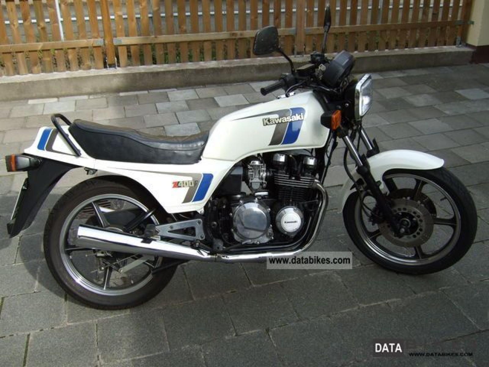 1985 Kawasaki Z400F (reduced effect) #7