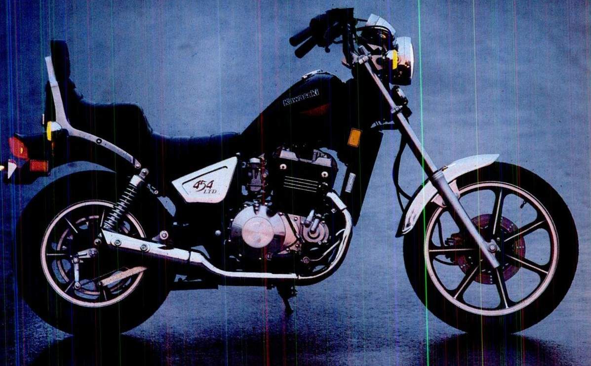 1984 Kawasaki Z450 LTD #9