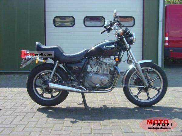 1986 Kawasaki Z450 LTD #7