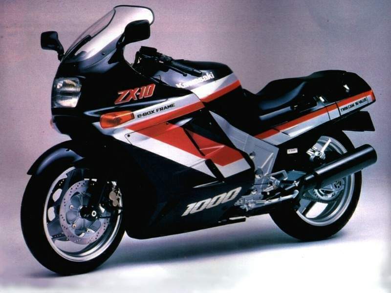 1988 Kawasaki ZX-10 (reduced effect) #7