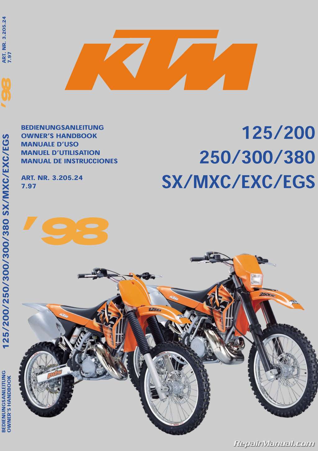 1998 KTM 380 SX #8