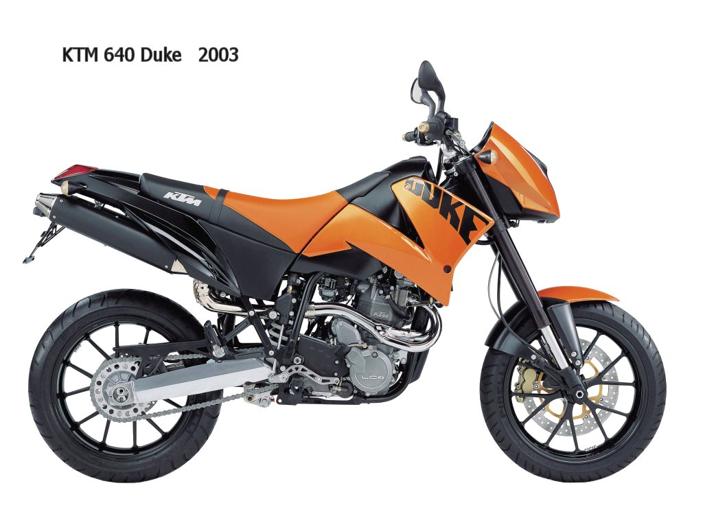 2006 KTM 640 LC4 Supermoto Orange #8