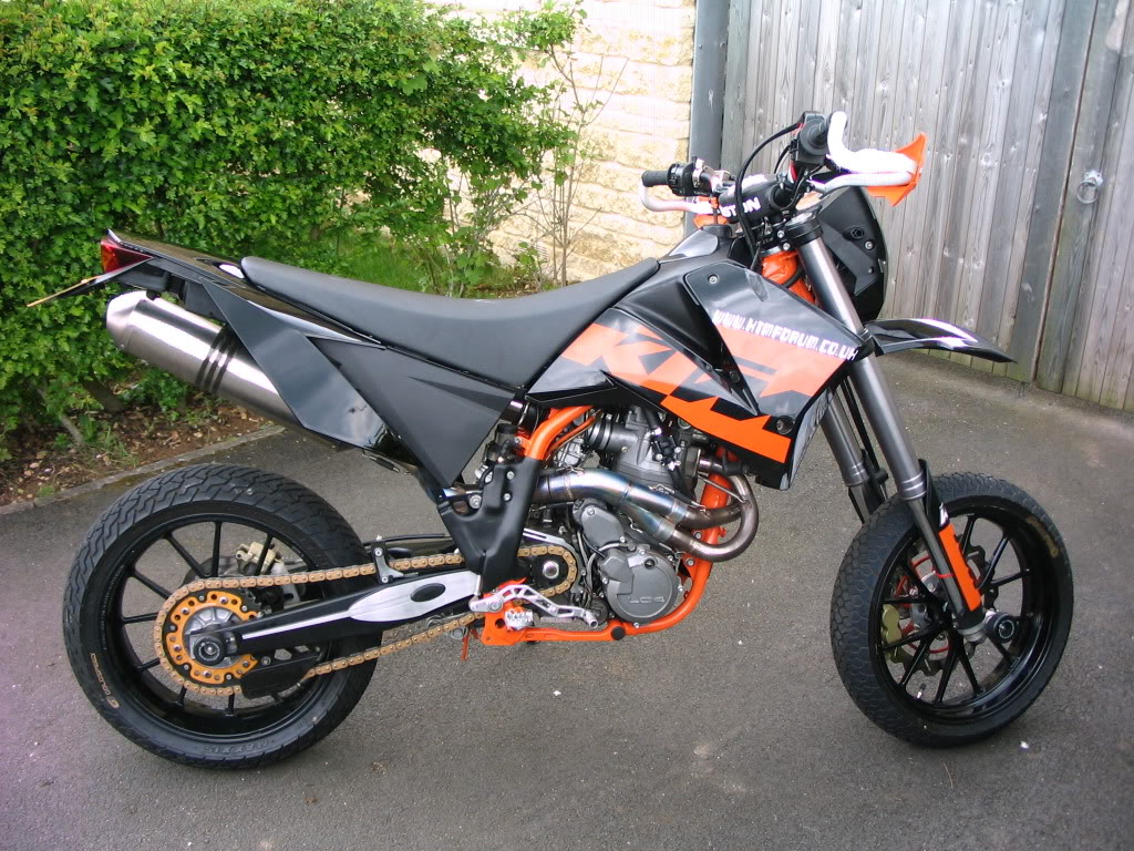 2006 KTM 640 LC4 Supermoto Orange #7