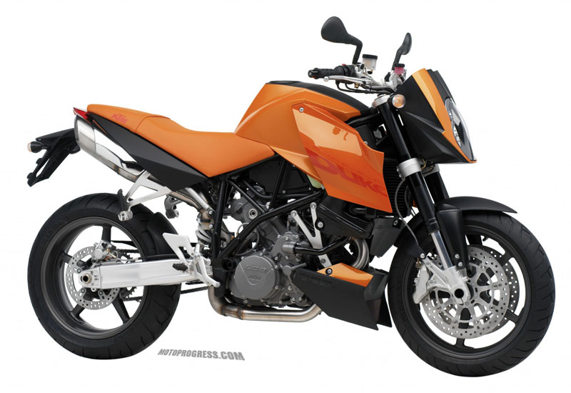 2005 KTM 990 Superduke Orange #8