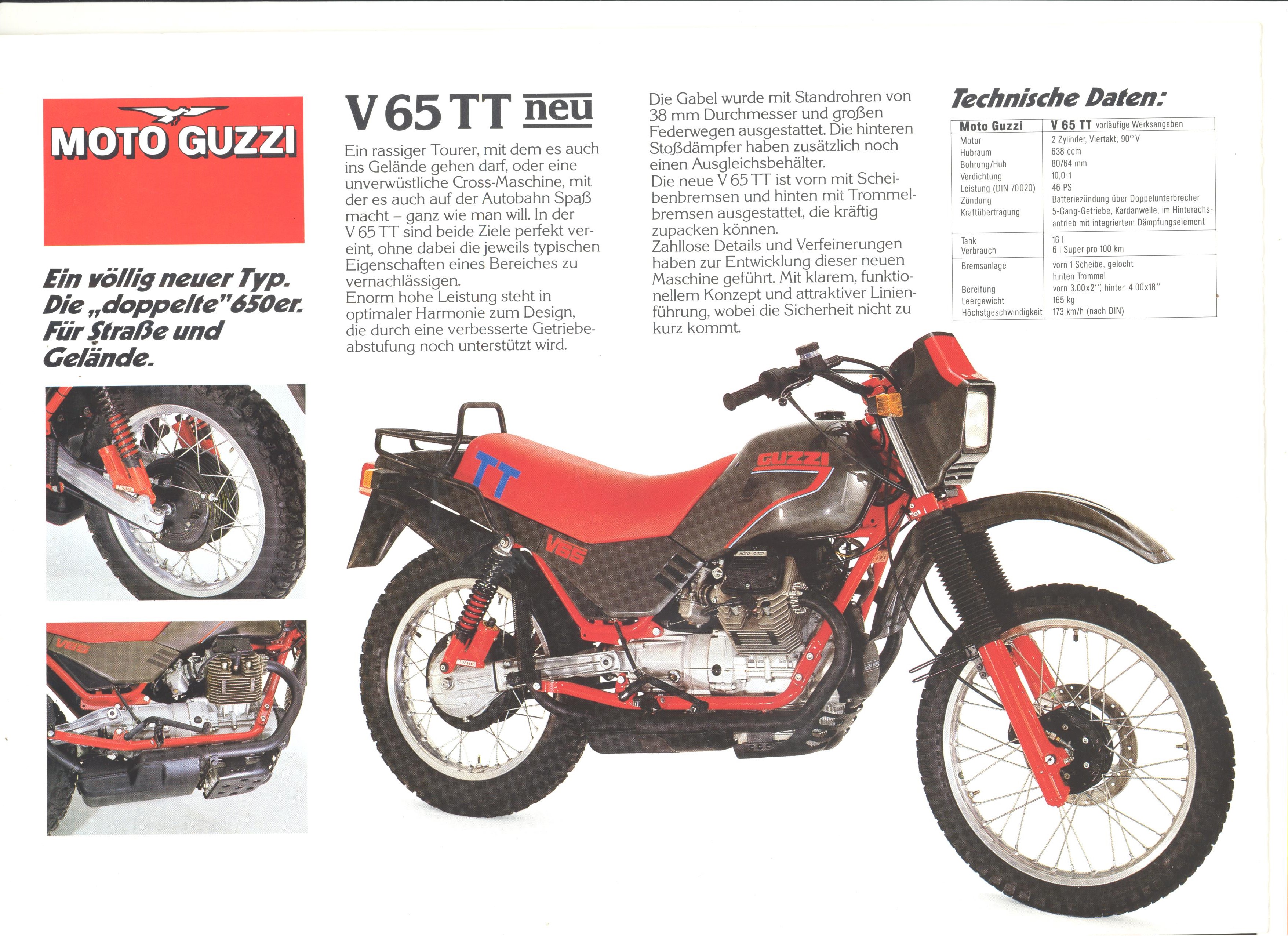1986 Moto Guzzi V65 TT #7