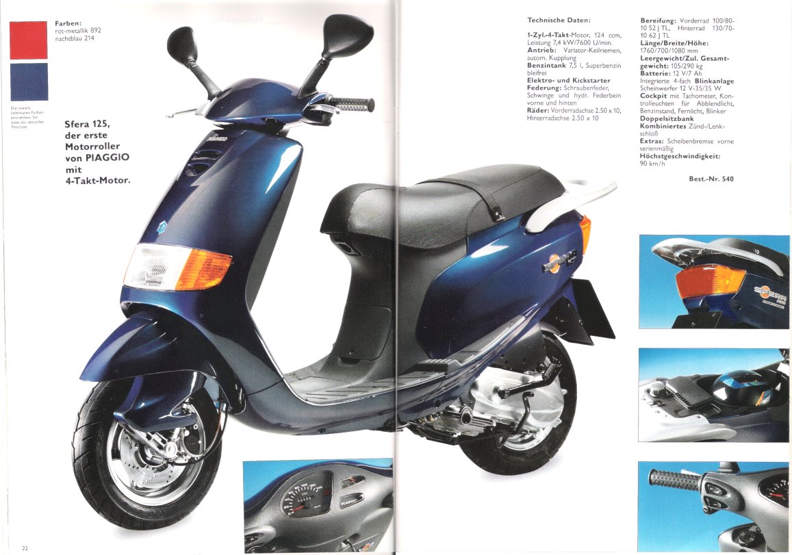 1995 Piaggio Sfera RST 125 #9