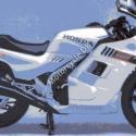 1987 Honda VF1000F (reduced effect)