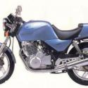 1988 Honda XBR500 (reduced effect)