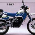 1987 Kawasaki KLR250 (reduced effect)