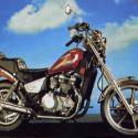 1984 Kawasaki Z450 LTD (reduced effect)