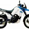 1989 Suzuki DR 600 S (reduced effect)