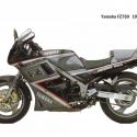 1991 Yamaha FZ 750 (reduced effect)