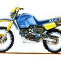 1985 Yamaha XT 600 (reduced effect)