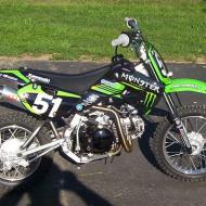 Kawasaki KLX110 Monster Energy