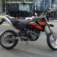 KTM 640 LC4 Supermoto Black