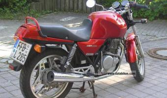 1986 Honda XBR500 (reduced effect)