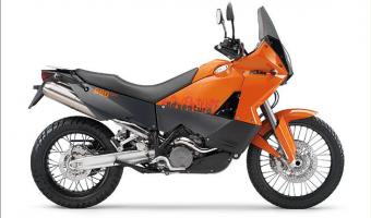 2006 KTM 990 Adventure Orange