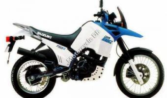 1989 Suzuki DR 600 S (reduced effect)