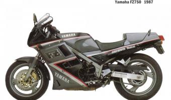 1991 Yamaha FZ 750 (reduced effect)