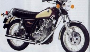 1985 Yamaha SR 500 (reduced effect)