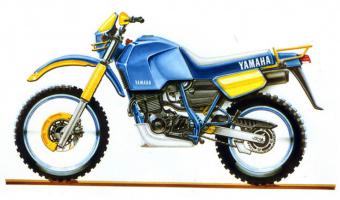 1985 Yamaha XT 600 (reduced effect)