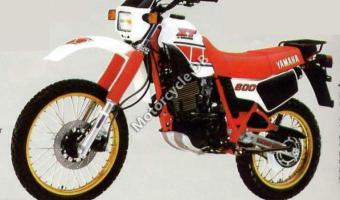 1987 Yamaha XT 600 (reduced effect)