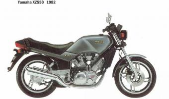1982 Yamaha XZ 550 (reduced effect)