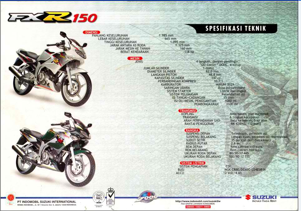 Suzuki FXR 150 #9