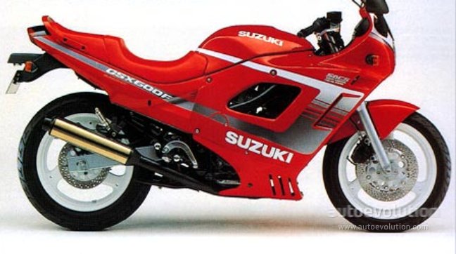1992 Suzuki GSX 600 F (reduced effect) #7