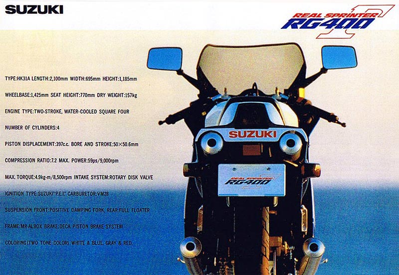 1987 Suzuki RG 400 Gamma #9