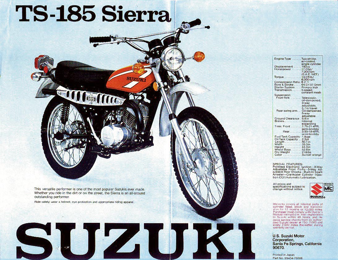 Suzuki TS-185 #10