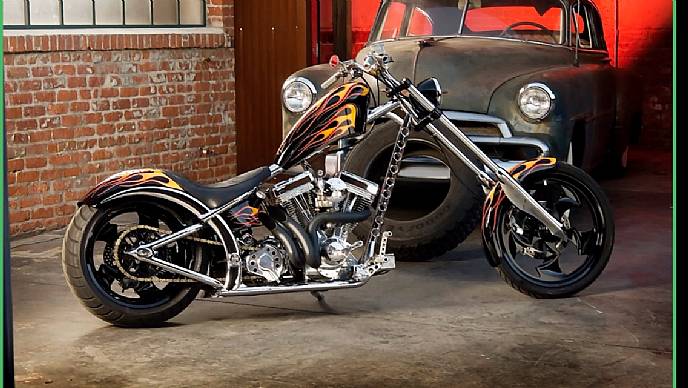 2010 West Coast Choppers El Diablo Rigid #8