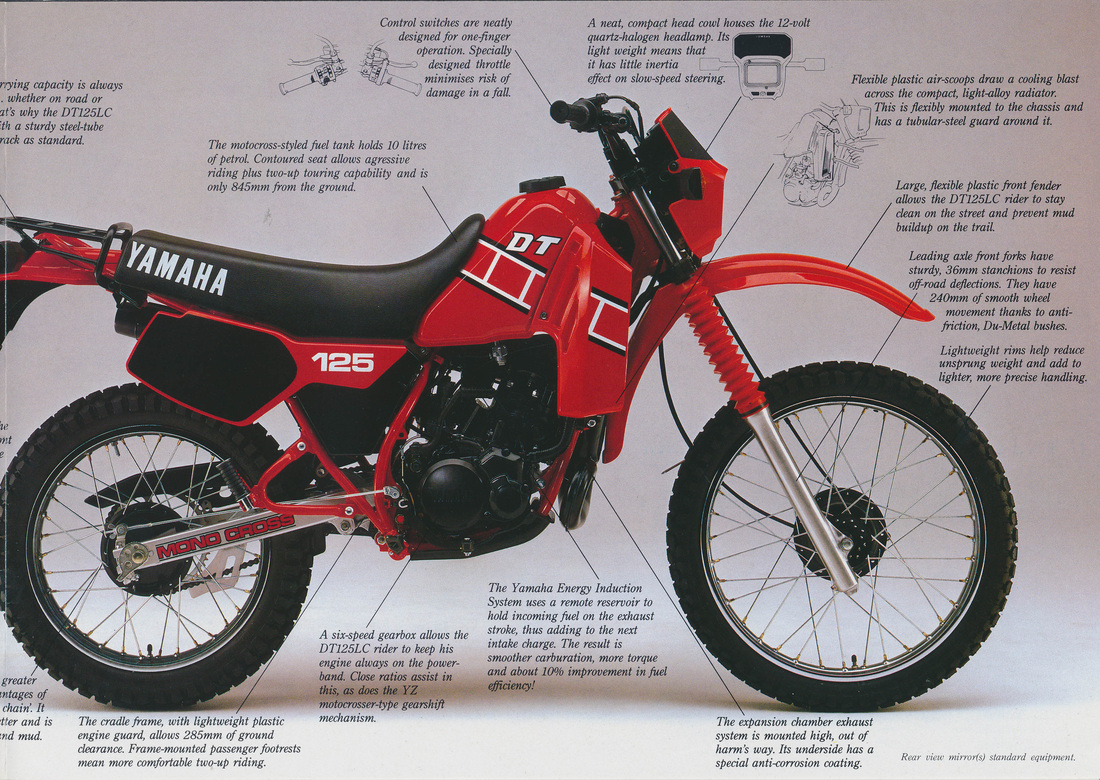 1983 Yamaha DT 125 LC #8