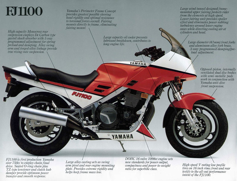 1986 Yamaha FJ 1100 #7