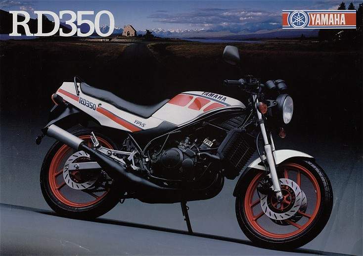 1986 Yamaha RD 350 F (reduced effect) #10